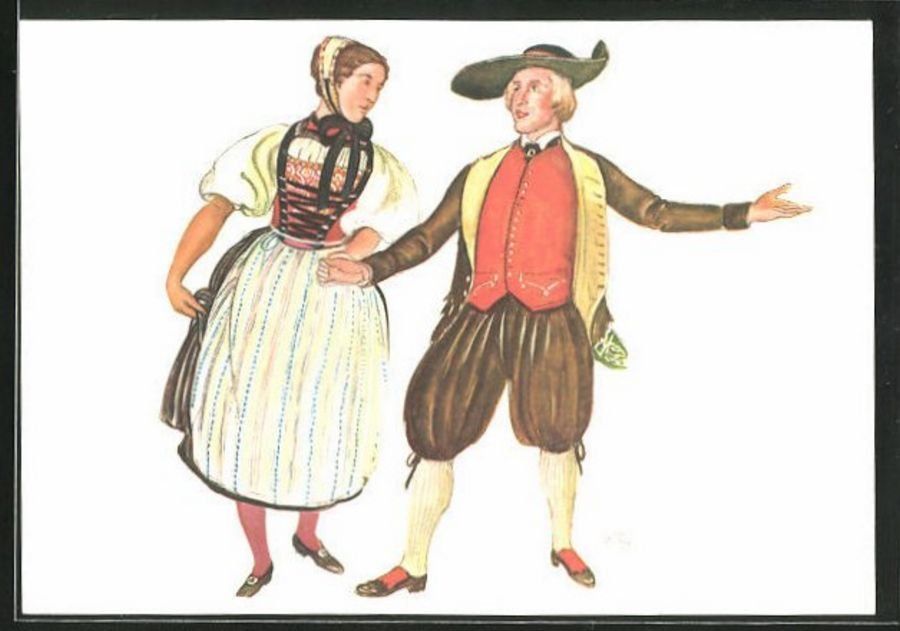 Cartoline postali: Fête des Vignerons Vevey 1927 – Usato da Frauenfeld venduto da POML