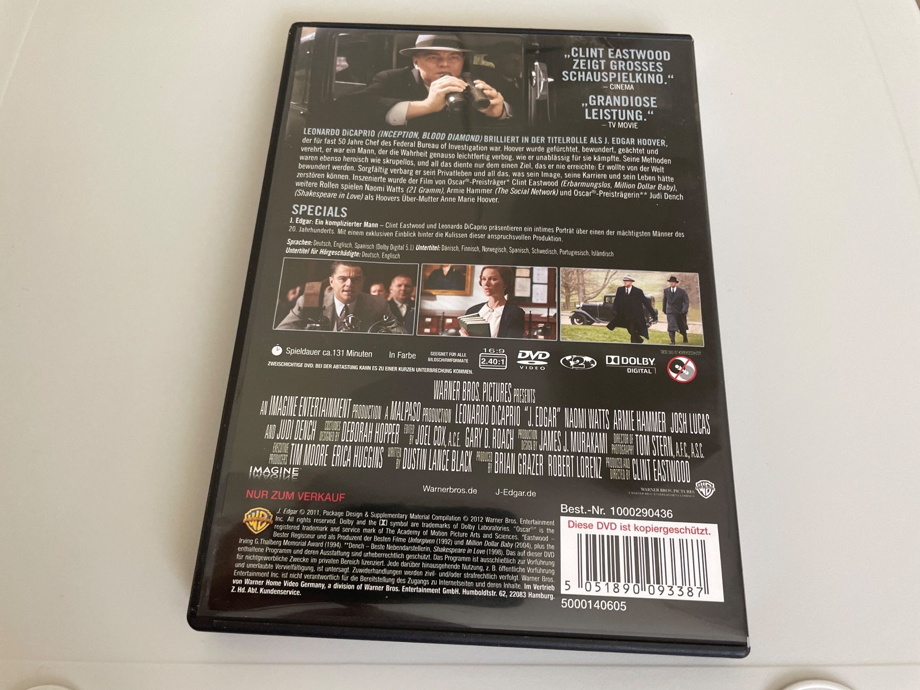 Tutti i DVDs: J. Edgar (Hoover) DVD – Usato da Zwingen venduto da veilchen_123 1