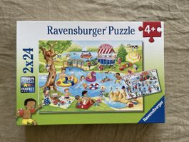Ravensburger Puzzle 2x24 Teile, ab 4 Jahren
