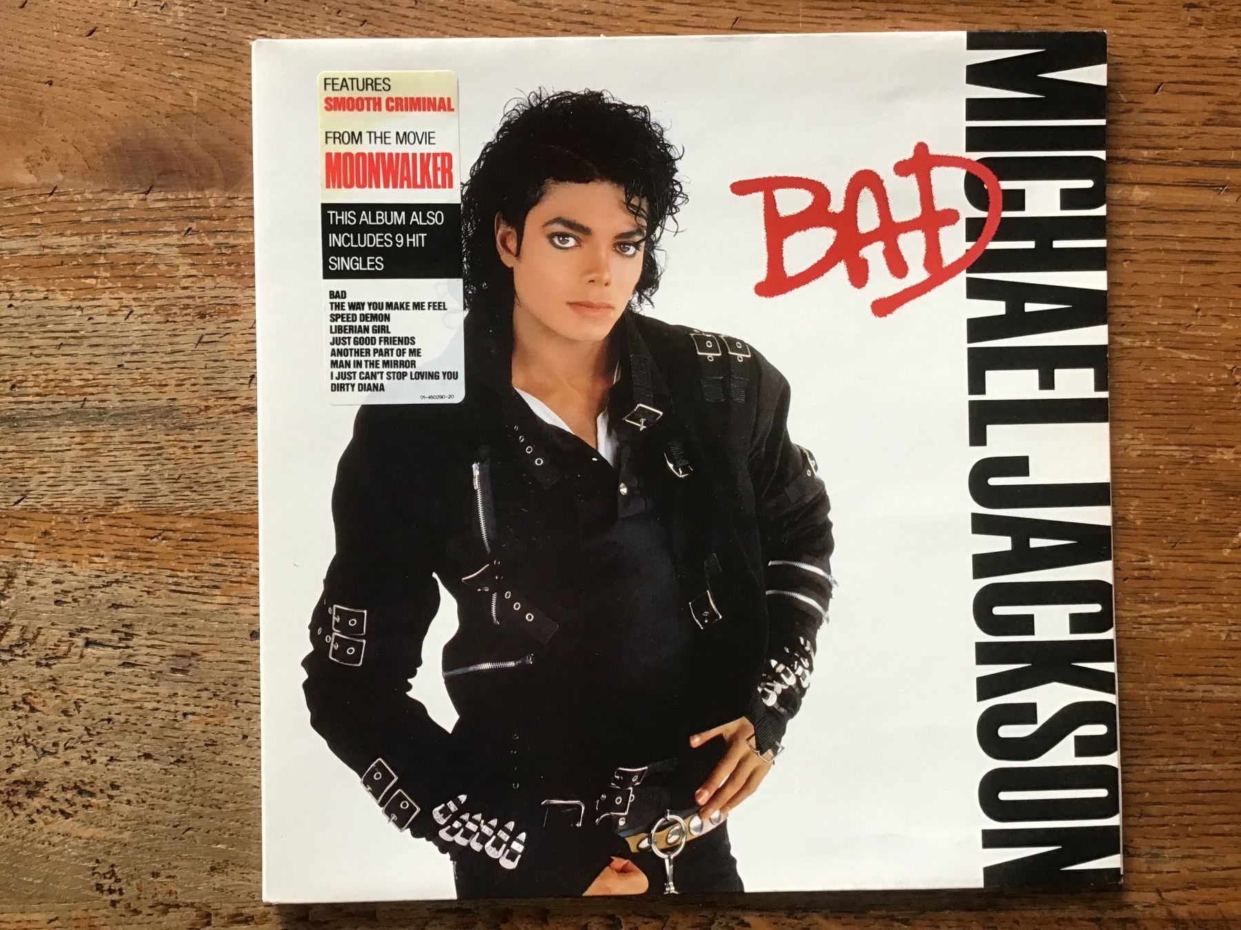 Dischi in vinile: LP Michael Jackson sticker – Usato da Fully venduto da Ruby97
