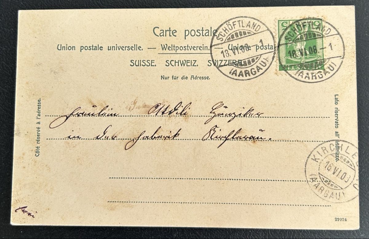 Cartoline postali: Gruss aus Schöftland  – Usato da Horw venduto da Tellbub 1