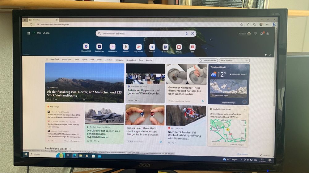 Komplett PC mit Tastatur/Maus + Bildschirm - Betriebsbereit (Gebraucht ...