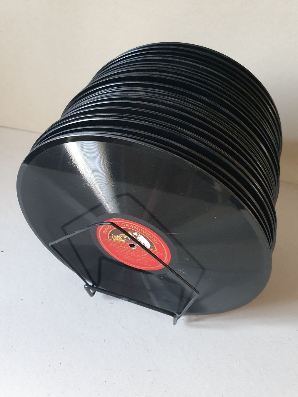 Dischi in vinile: grosse Sammlung antiker Schelllack Platten (59 Stück) – Usato da Stilli venduto da Mos1 2