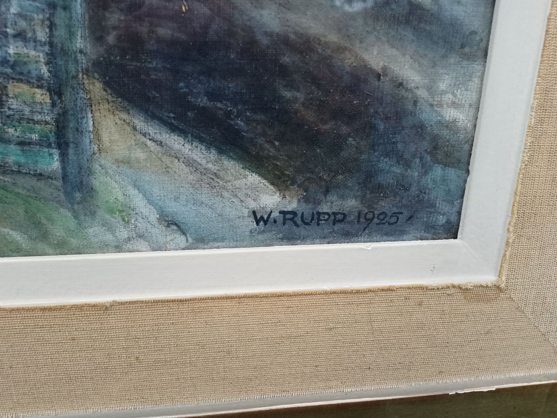 Dipinti: Walter Rupp - grosses Landschaftsbild – Usato da Altstätten SG venduto da GGsGameshop 2