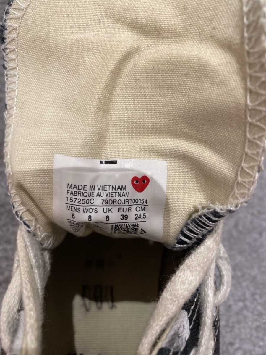 Comme Des Garcons Scarpe da uomo: Converse x Comme des Garcons  – Usato da Magden venduto da Jbrand01 2