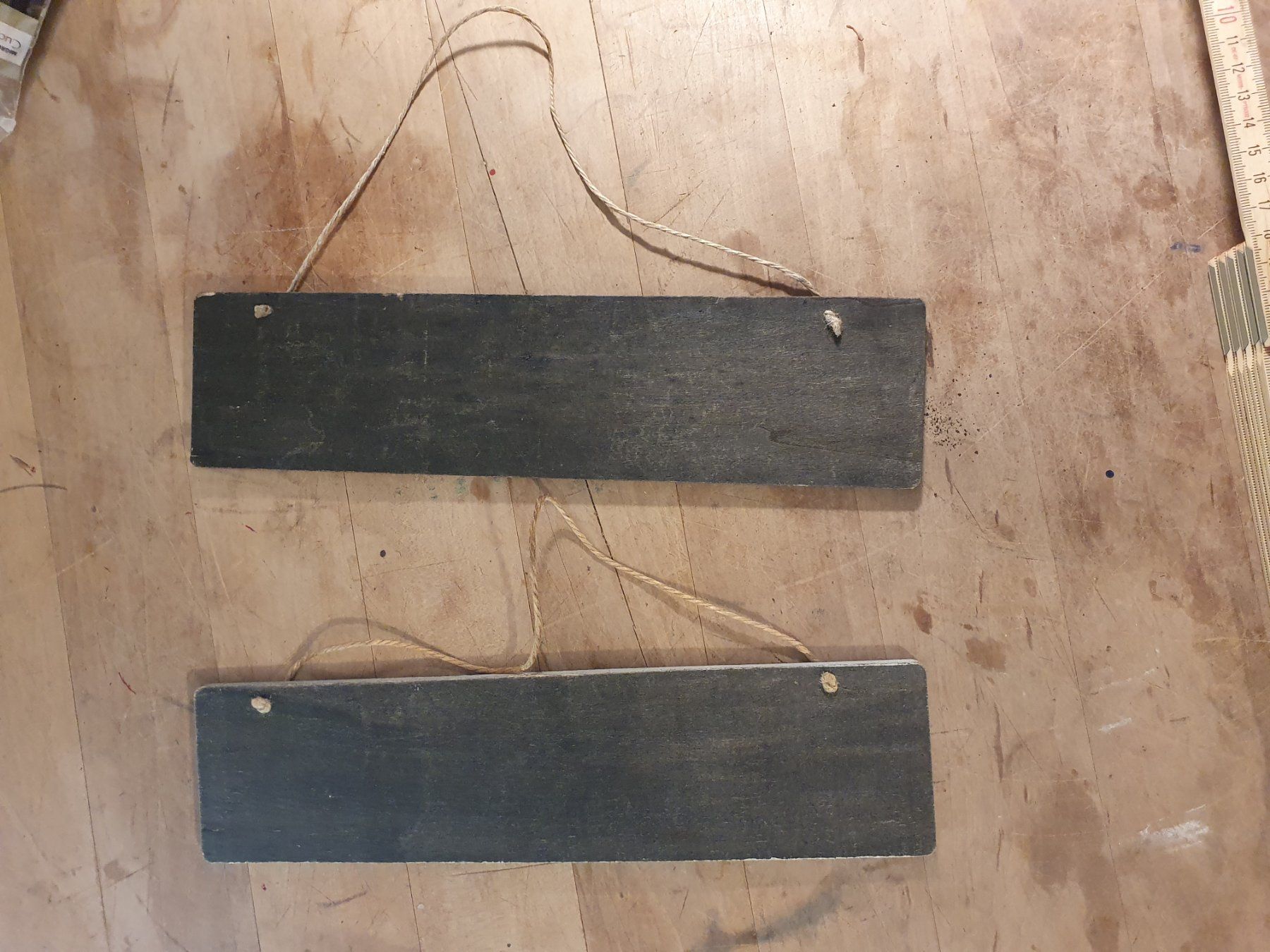 Schilder: 2 Stk Holzschilder Für Garten – Gebraucht aus Zürich von loosebone 2