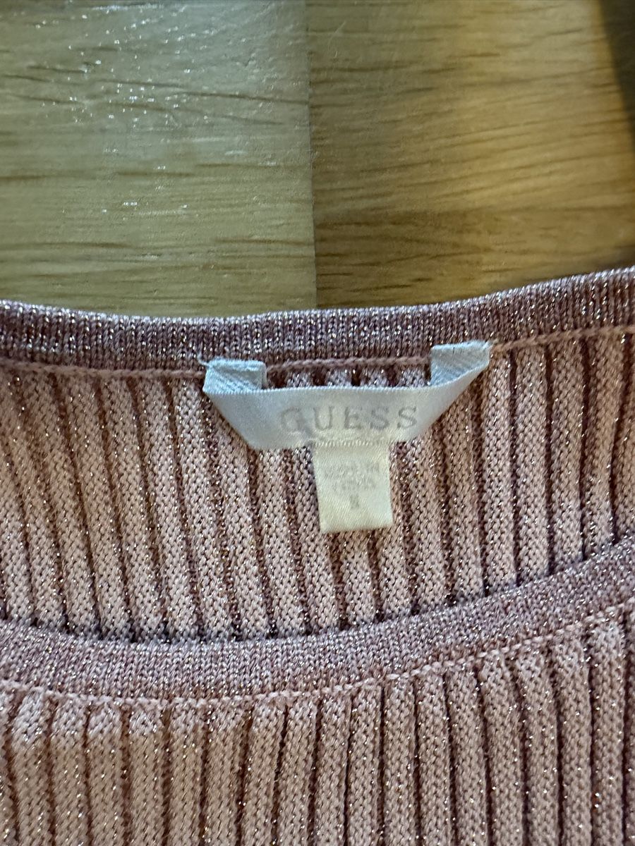Guess Vestiti: Guess Strickkleid rosa mit Metallic-Effekt Gr. S – Nuovo (secondo la descrizione) da Jona venduto da Good_luck_ 5