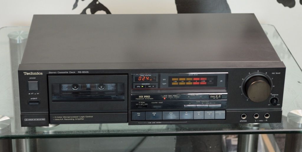 Technics Registratori: Technics RS-B505 Tapedeck Stereo Kassettendeck – Usato da Trimbach venduto da ELITA-5 1