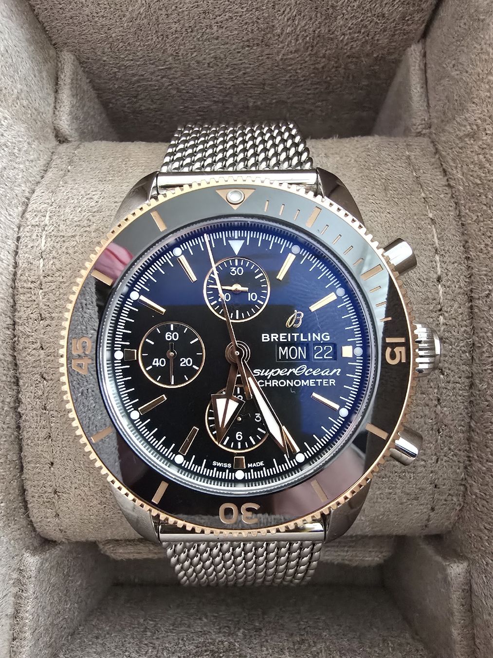 Breitling Uhren: Breitling Superocean Heritage Chronograph 44 – Neu (gemäss Beschreibung) aus Biel/Bienne von Jasko1193 3