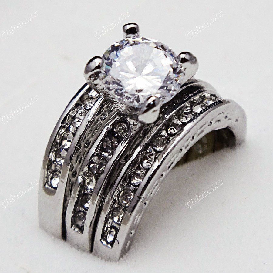 Bagues: Trio Ringe Ring-Set mit Strass – Neuf avec emballage d'origine à Mund par Happy_trader