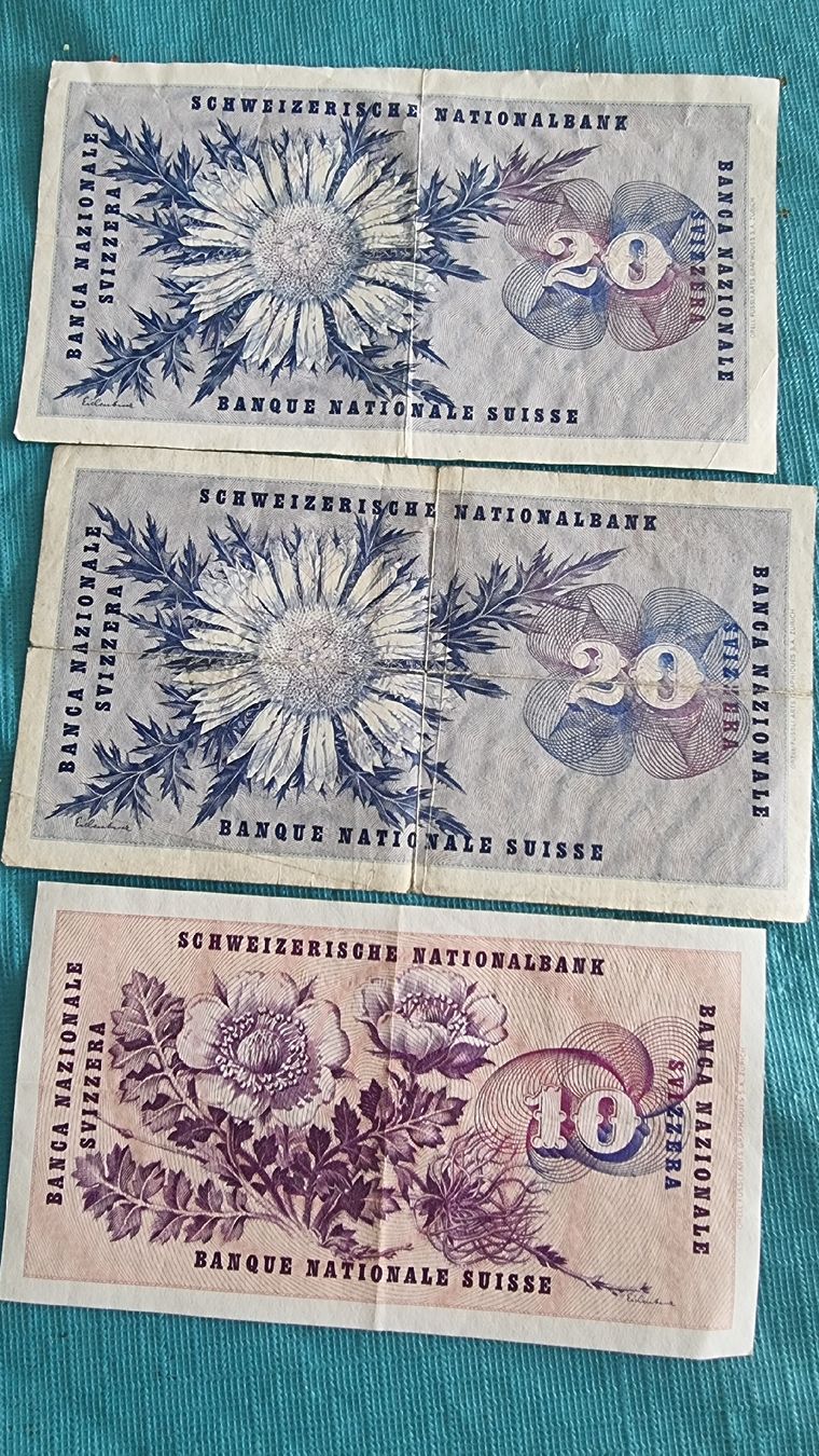 Banconote: billets 10 et 20 francs suisse – Usato da Cormondrèche venduto da yo1978 1