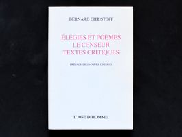 Bernard Christoff - Elégies et poèmes
