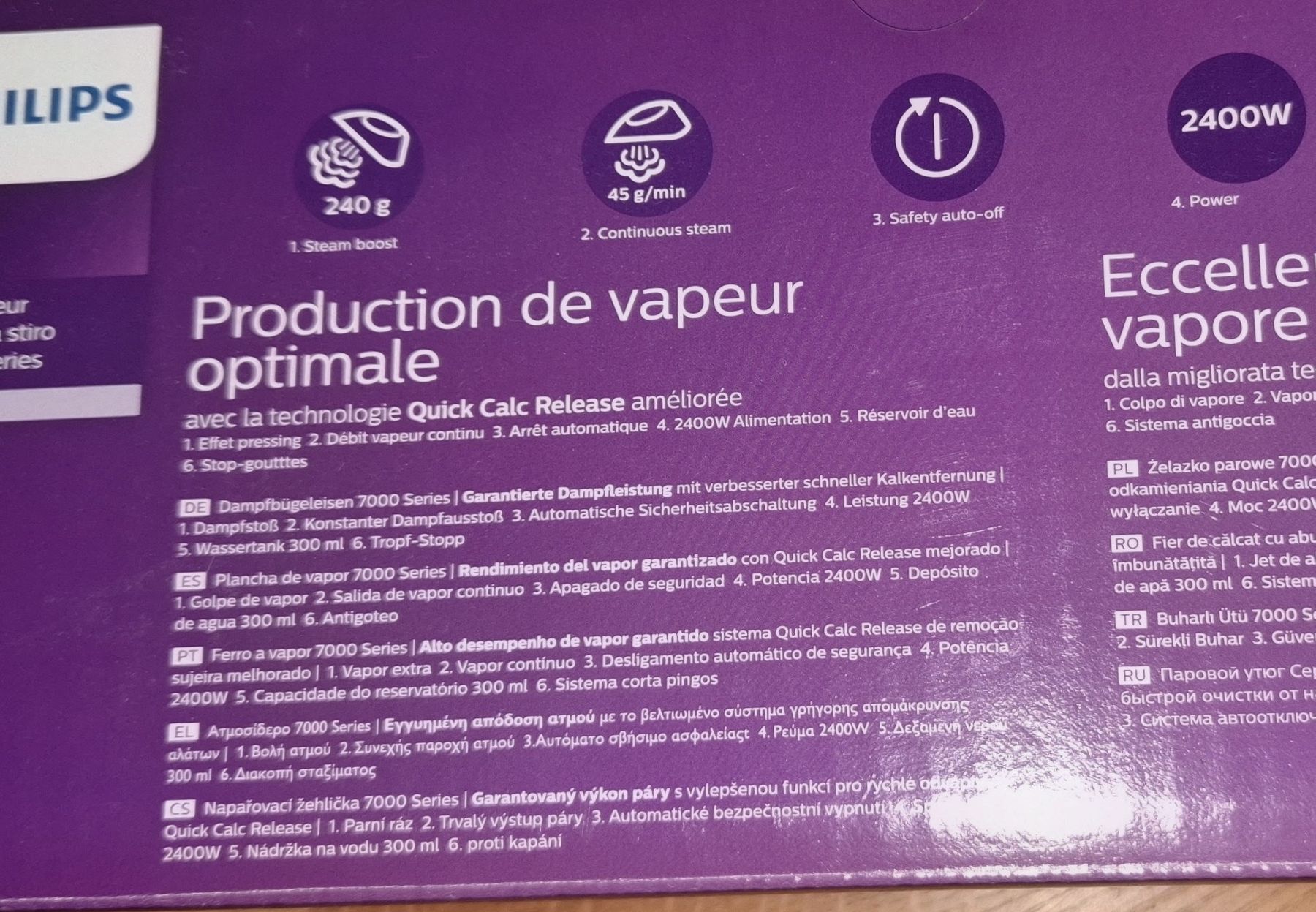 Philips Ferri da stiro: PHILIPS Dampfbügeleisen – Usato da Thun venduto da pilist 2
