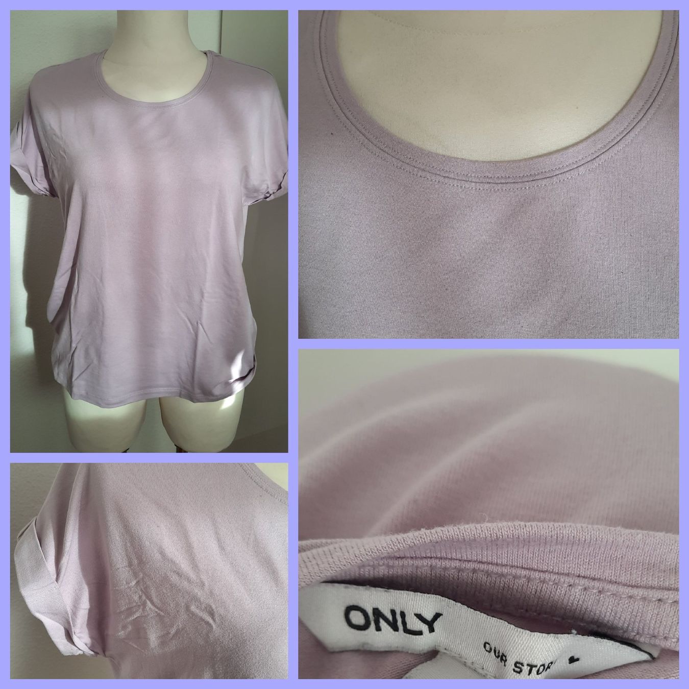 Only T-shirt: ***ONLY*** Shirt flieder Gr L – Usato da Wädenswil venduto da H2H_Secondhandshop