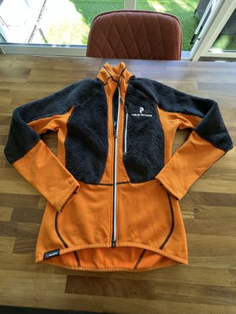Peak Performance Fleecejacke Polartec orange Grösse M