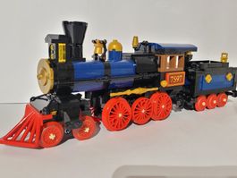 Locomotive Lego Wild West Western avec wagon tender