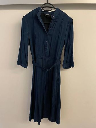Schönes dunkelblaues Kleid von A.P.C. / APC in Gr. 34 / XS
