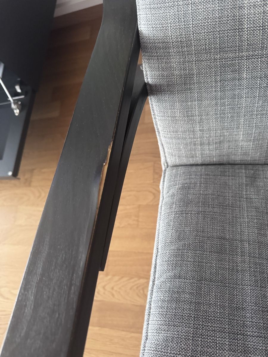 Sessel: Schaukelstuhl Schwarz / Grau – Gebraucht aus Walenstadt von Mk3GR 2