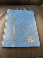 Briefmarken Album leer dunkelblau guter Zustand