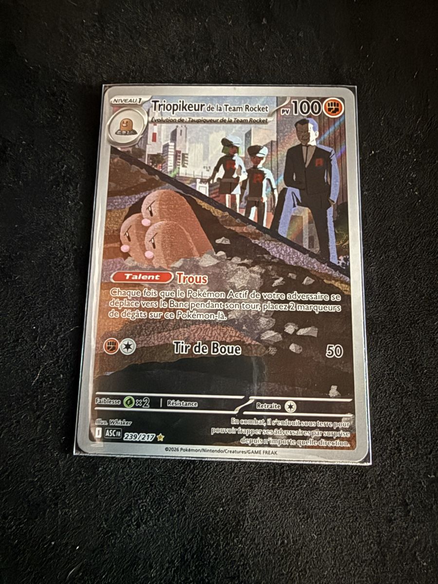 Pokémon Carte collezionabili: Triopikeur de la Team Rocket #héros transcendant – Nuovo (secondo la descrizione) da La Plaine venduto da 8-X