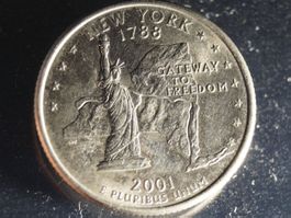 AMERIKA 1/4 DOLLAR 2001 D