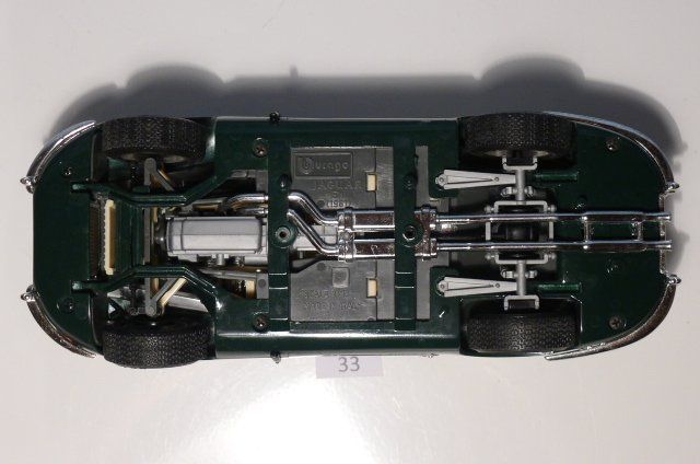 Jaguar Modellautos: Modellauto Jaguar E-Type Cabrio dunkelgrün gebraucht – Defekt aus Steffisburg von Gswiss 7