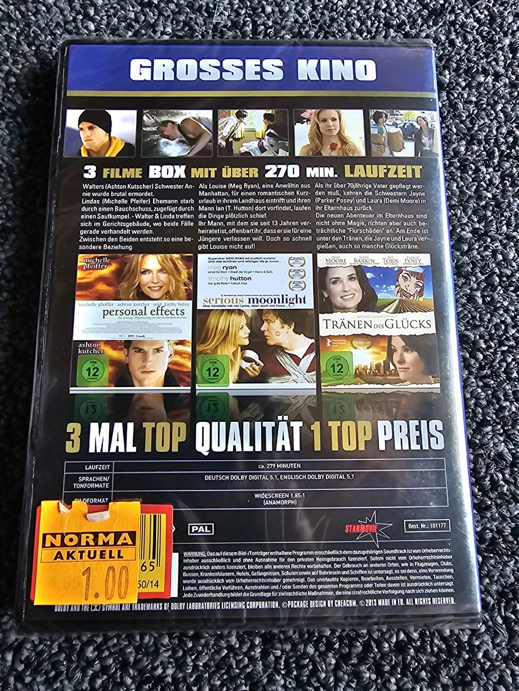 Tutti i DVDs: 3er DVD Box Grosses Kino Neuverpackt – Nuovo e nell'imballaggio originale da Ruswil venduto da jan_bxl5 1