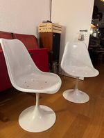 2 Tulpenstühle, Fiberglas, Vintage (Stil Saarinen)