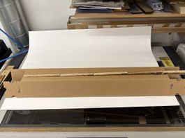 Boîte d'expédition en carton état neuf longueur 80 cm