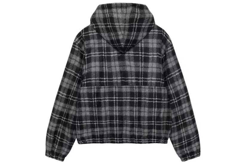 Stüssy Vestes: Stussy wool plaid Jacket Anthrazit – Neuf avec emballage d'origine à Hinwil par sim_jf8t 1