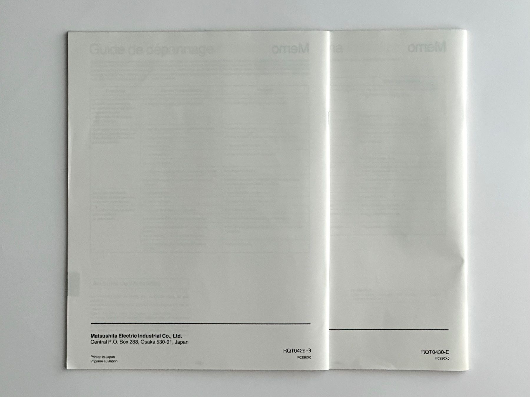 Documents: Bedienungsanleitung: Technics SL-P470 – D'occasion à Zürich par arn__ 1