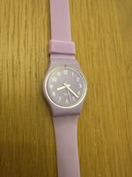 Swatch Uhr Fliederfarben Damen