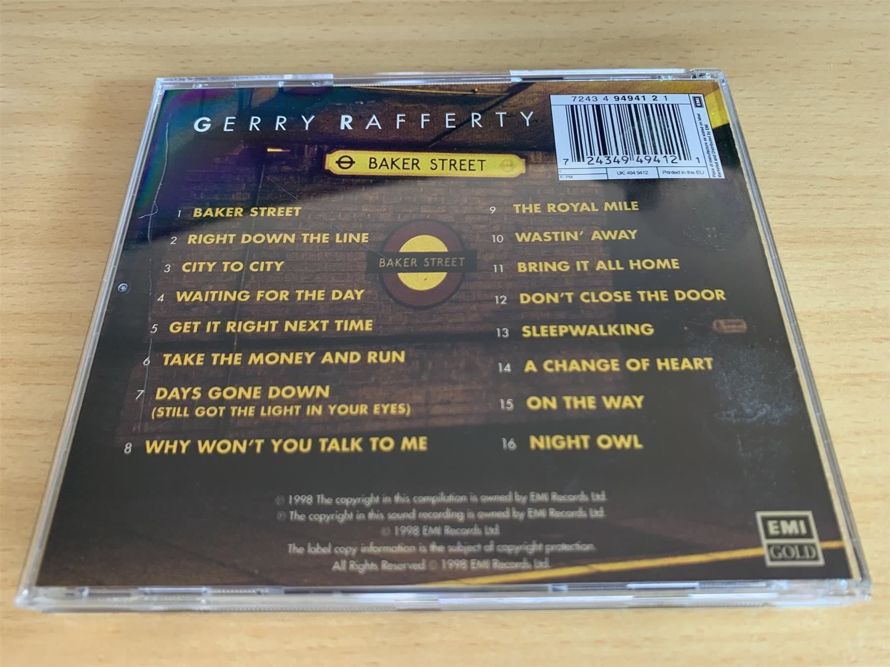 CDs: Gerry Rafferty – Baker Street – Gebraucht aus Rikon im Tösstal von Alpenmutz 1