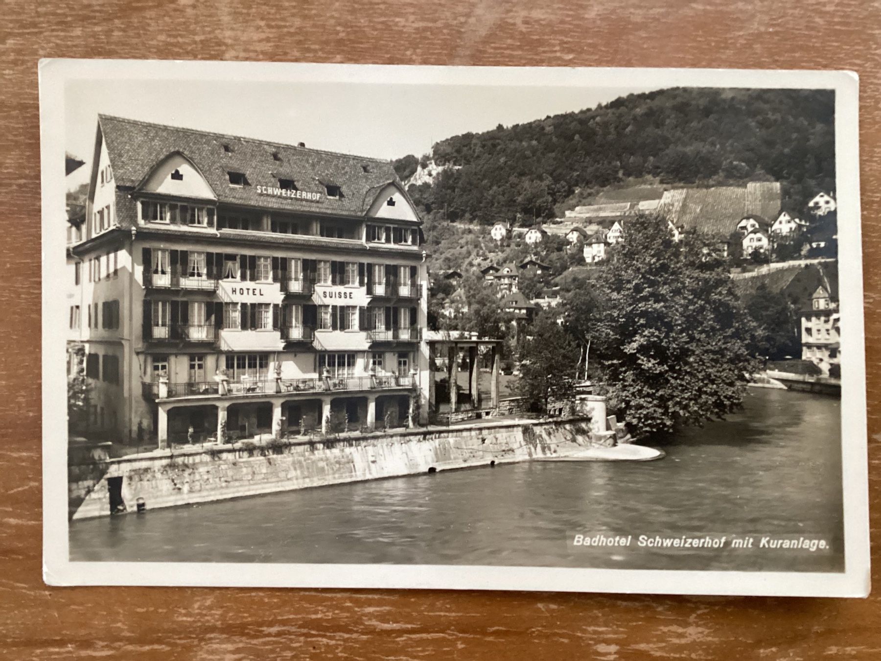Ansichtskarten: AK Baden. Badhotel Schweizerhof – Gebraucht aus Zürich von tol_b7c7