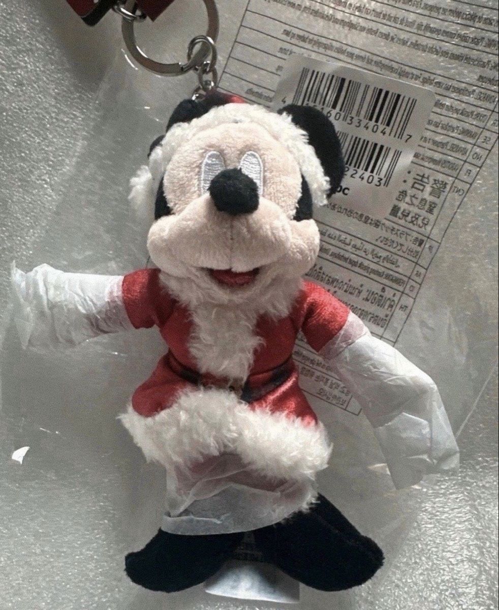 Disney Portachiavi: Disney Mickey Maus Weihnachtsmann Anhänger – Nuovo e nell'imballaggio originale da Balgach venduto da ren_xy57 1