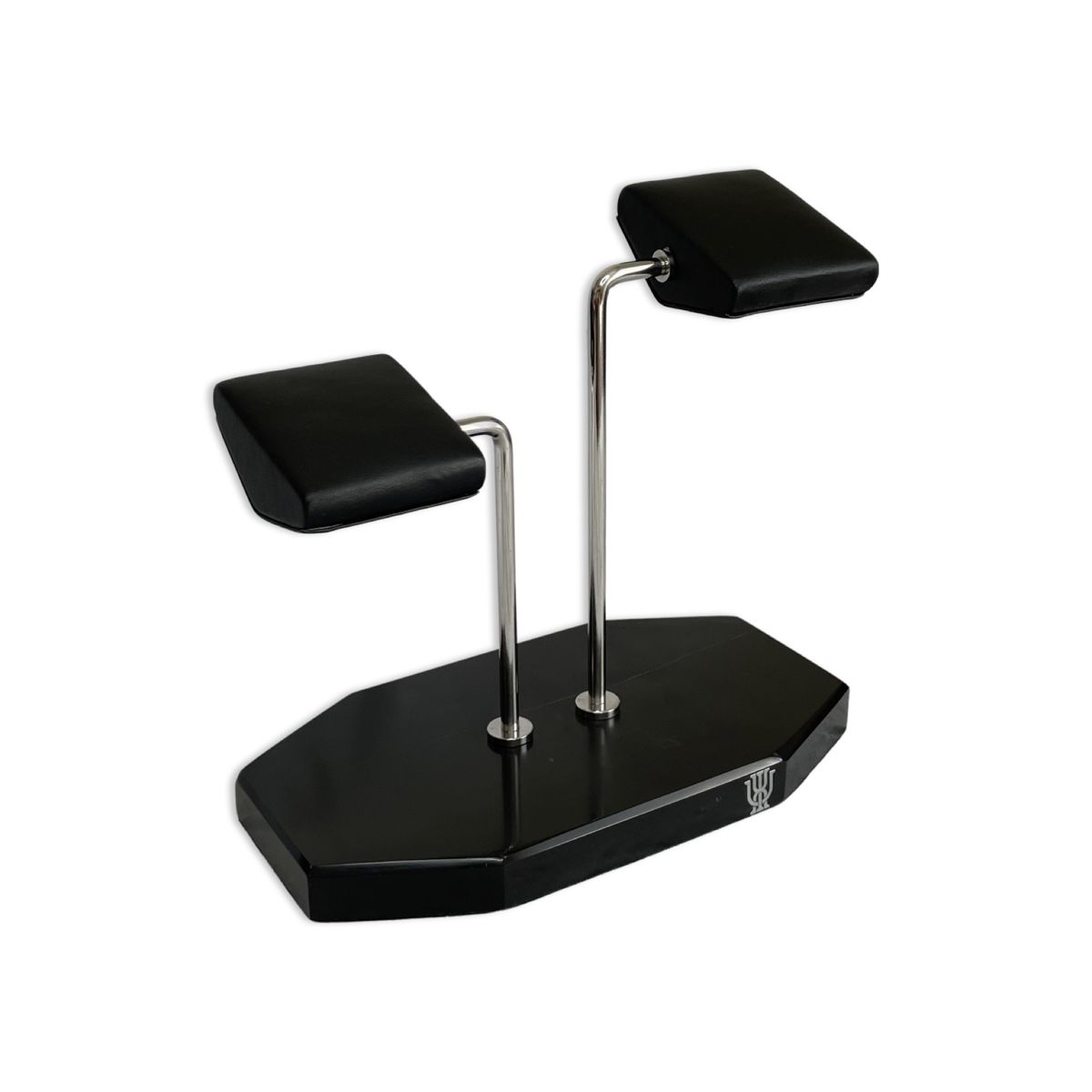 Portagioie: Marmor-Uhrenständer Double Octagon «Black» – Nuovo e nell'imballaggio originale da Biel/Bienne venduto da Inulux.ch