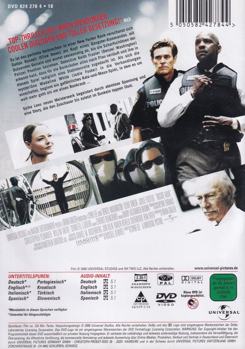 Alle DVDs: DVD ab Fr. 1.--, Inside Man – Gebraucht aus Lausen von Mondeo10628 1