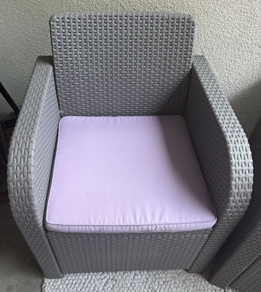 Set di tavolo e panche: Polyrattan Lounge Set komplett mit Sitzkissen – Usato da Bad Ragaz venduto da sim_k52b 2