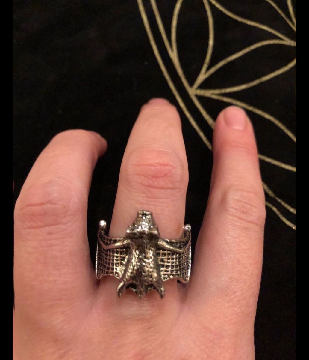 Anelli: Gothic Fledermaus Ring, Halloween – Usato da Luzern venduto da Fledermaus82 1