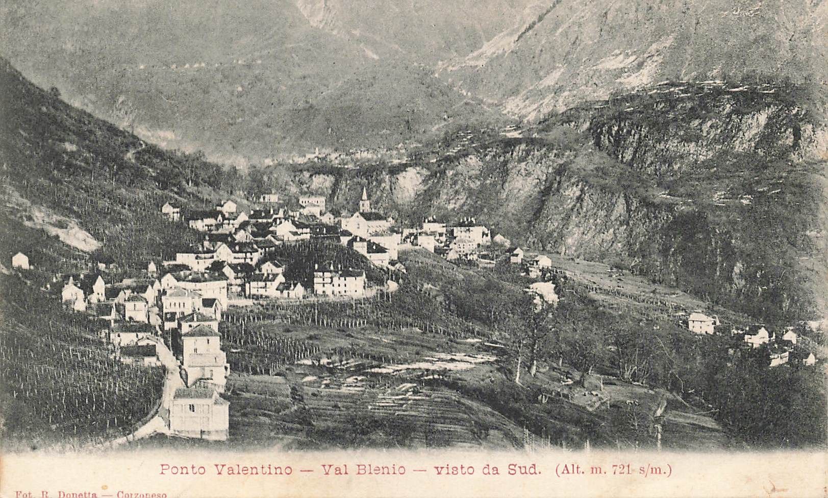 Cartoline postali: Ponto Valentino Blenio – Usato da Biasca venduto da Blenio71