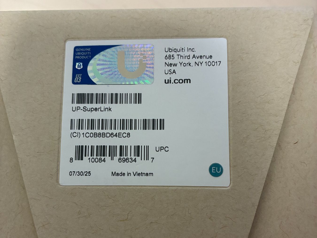 Ubiquiti Sistemi d'allarme: Bundle Unifi SuperLink Gateway ¦ USL Environment ¦ USL Entry – Usato da Elfingen venduto da Rbuechli 1