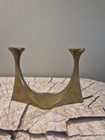 Brutalismus Kerzenständer Bronze, Michael Harjes, 60er Jahre
