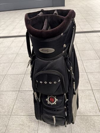 Golf Cartbag Ben Hogan BH schwarz/silber Top Zustand
