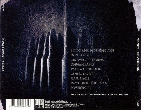 CD: Tenet – Sovereign – Usato da Gingins venduto da Demonseed 1