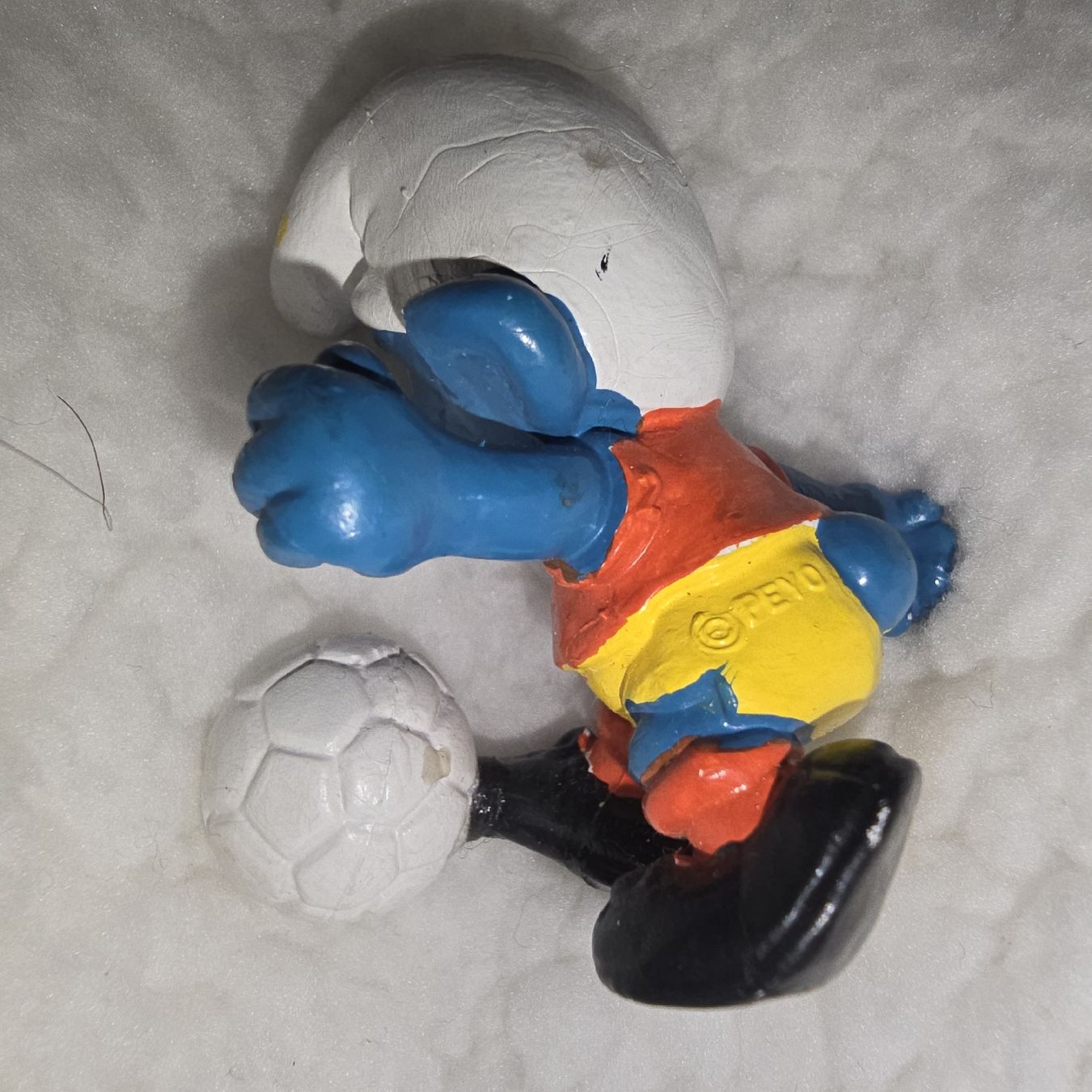 Figuren: Fussballer Schlumpf – Gebraucht aus Hochdorf von  2