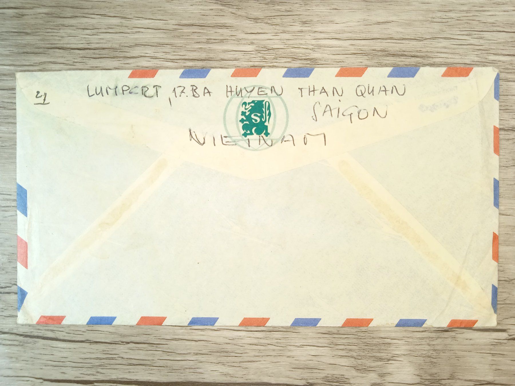 Tutti i francobolli: TR65 Enveloppe + Timbre Vietnam 1966 – Usato da Cousset venduto da Patrick_Collections 1