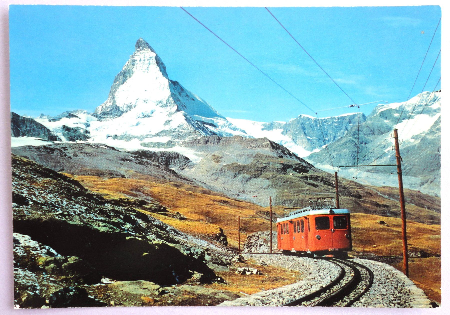 Cartes postales: Zermatt, Gornergratbahn mit Matterhorn – D'occasion à Fétigny par Billy2miny