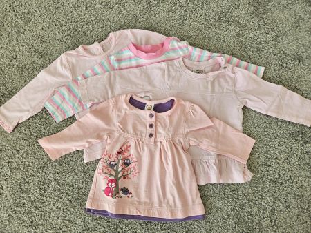Baby Mädchen Langarmshirts, Grösse 68, Top Zustand!
