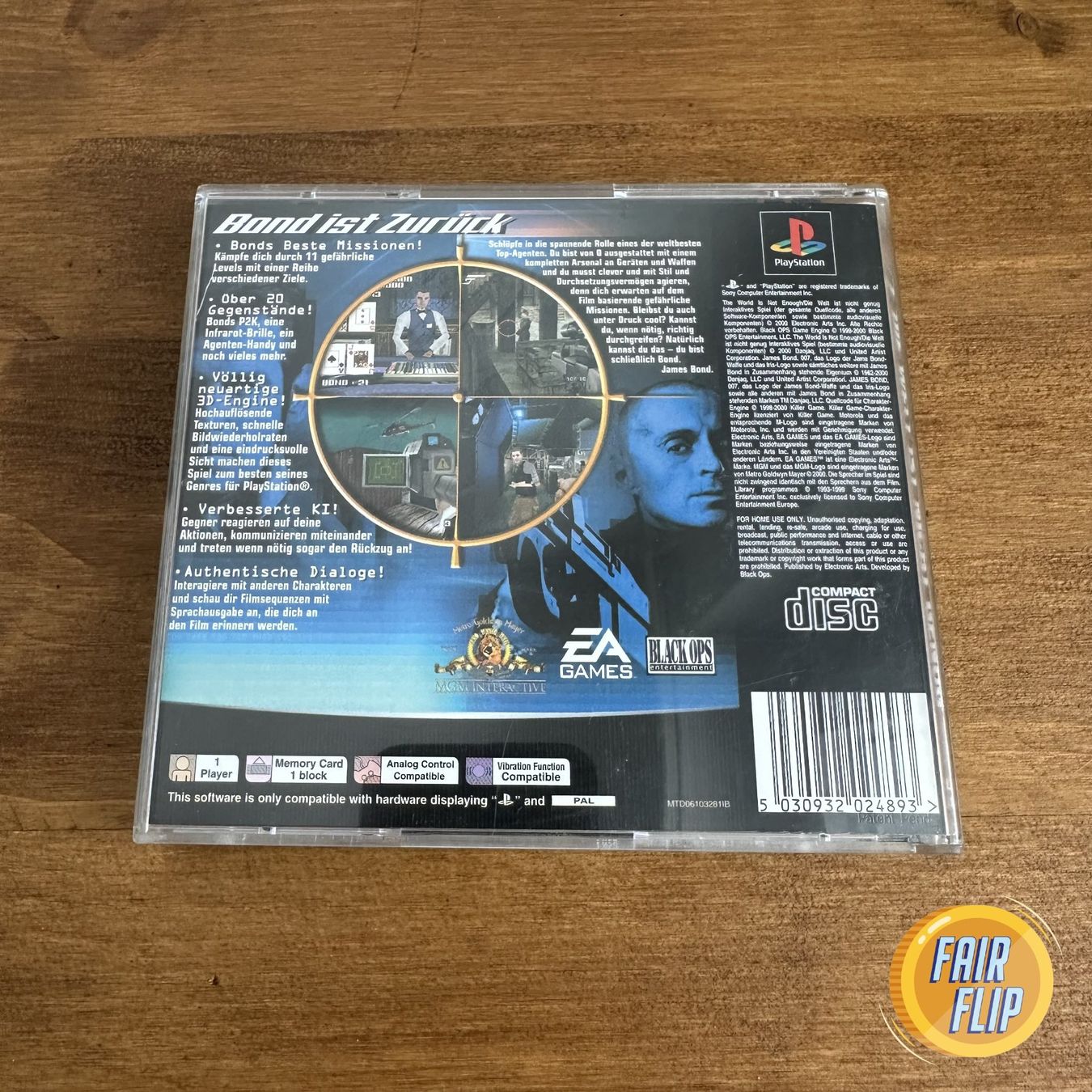 Spiele: PS1 007 Die Welt ist nicht genug – Gebraucht aus Luzern von fairflip 2
