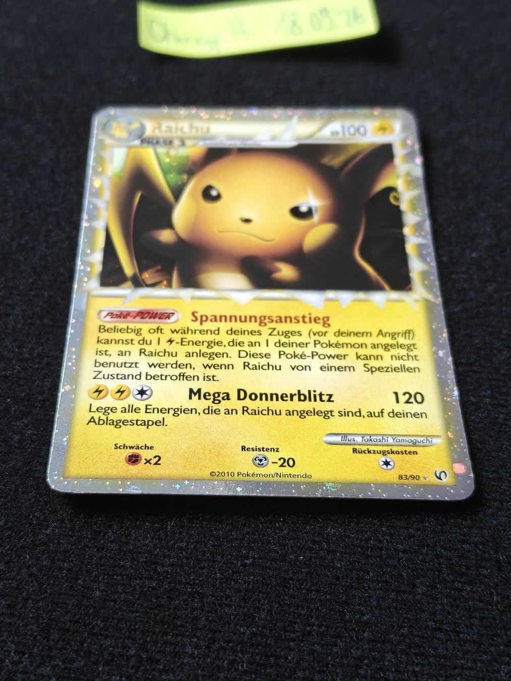 Pokémon Carte collezionabili: Raichu 83/90 holo DE – Usato da Schaffhausen venduto da Chingy_ 3